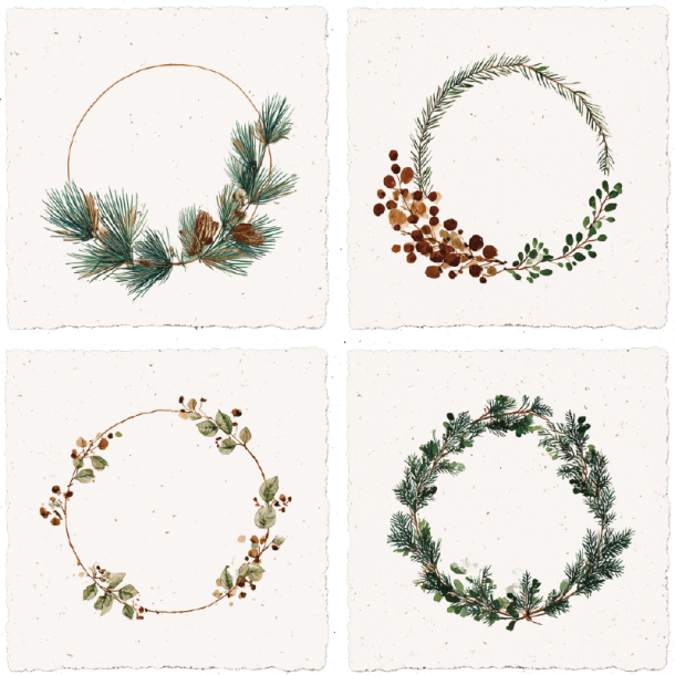 Gavlhusets Design - Blok 6'' - Julemnstre