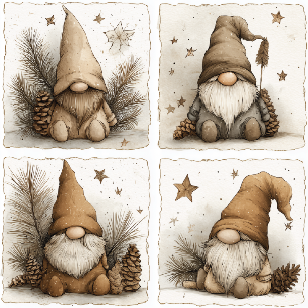 Gavlhusets Design - Blok 6'' - Juleminder