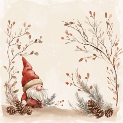 Gavlhusets Design - Blok 6'' - Julestemning