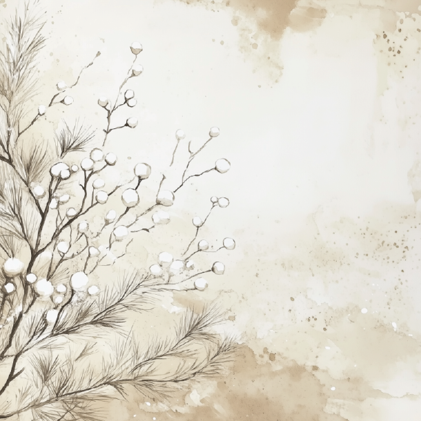 Gavlhusets Design - Blok 6'' - Jul og blomster