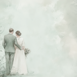 Gavlhusets Design - Blok 6'' - Brudepar