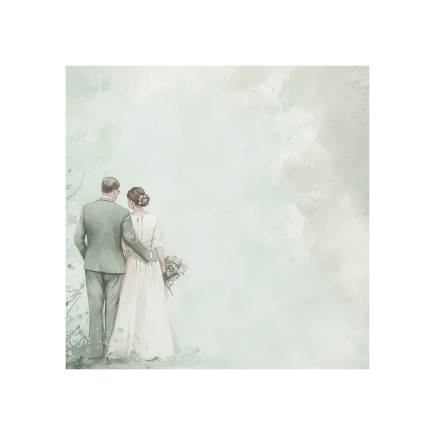 Gavlhusets Design - Blok 6'' - Brudepar