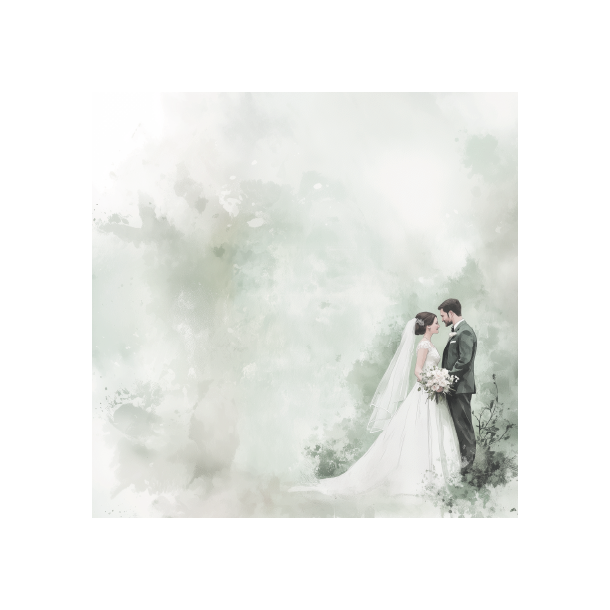 Gavlhusets Design - Blok 6'' - Brudepar