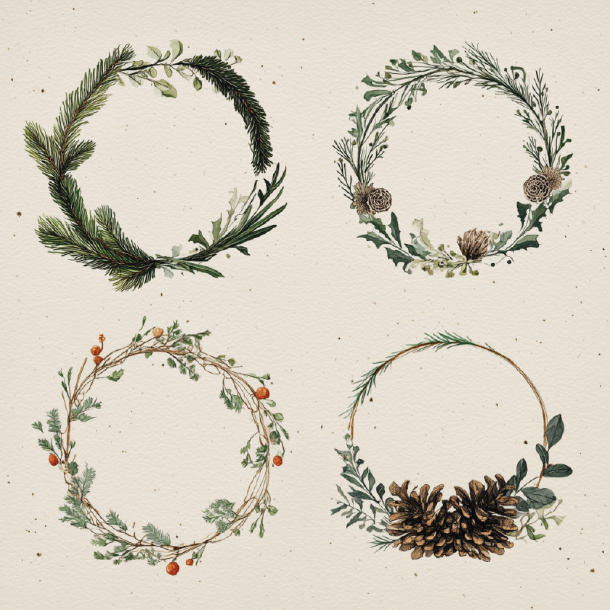 Gavlhusets Design - Blok 6'' - Juleminder