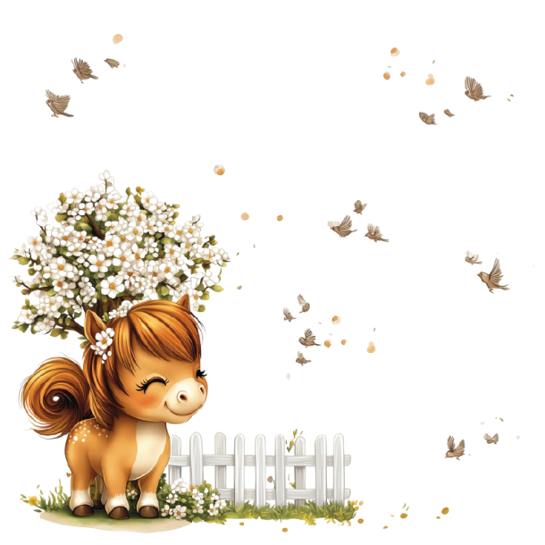 Gavlhusets Design - Blok 6'' - Sm nuttede dyr