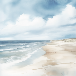 Gavlhusets Design - Blok 6'' - Strand