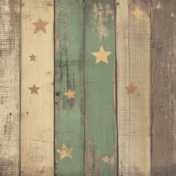 Gavlhusets Design - Blok 6'' - Rustik Tr Grn