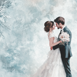 Gavlhusets Design - Blok 6'' - Brudepar