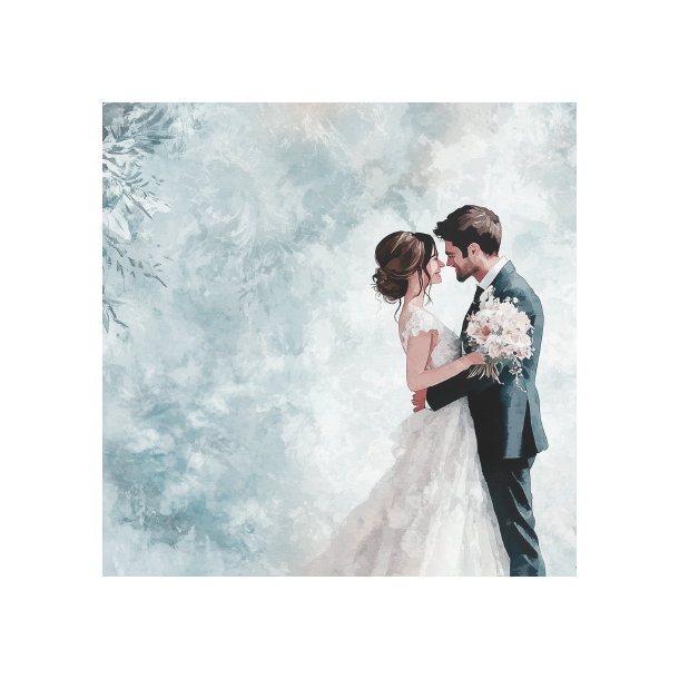 Gavlhusets Design - Blok 6'' - Brudepar