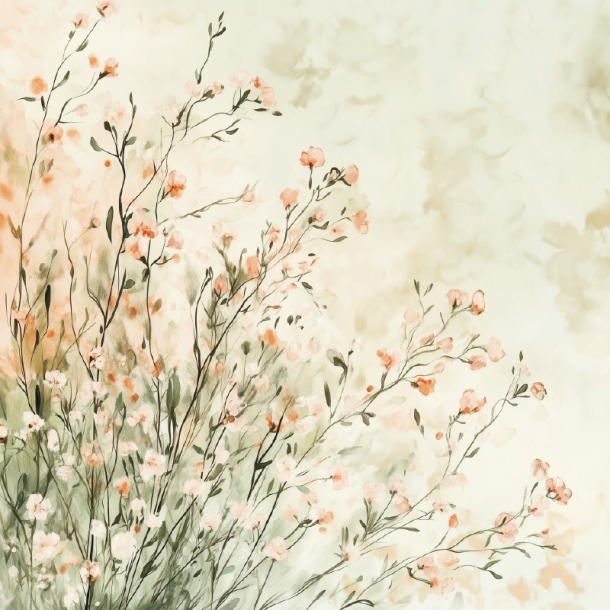 Gavlhusets Design - Blok 6'' - Blomster