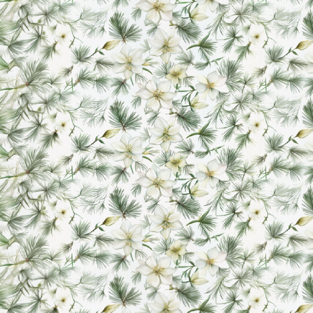 Gavlhusets Design - Blok 6'' - Jul og blomster