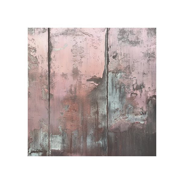 Gavlhusets Design - Blok 6'' - Rustik Metal Rosa