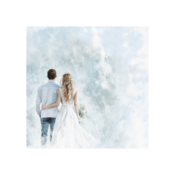 Gavlhusets Design - Blok 6'' - Brudepar