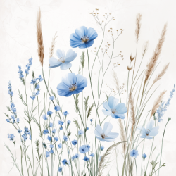 Gavlhusets Design - Blok 6'' - Bl / Brun