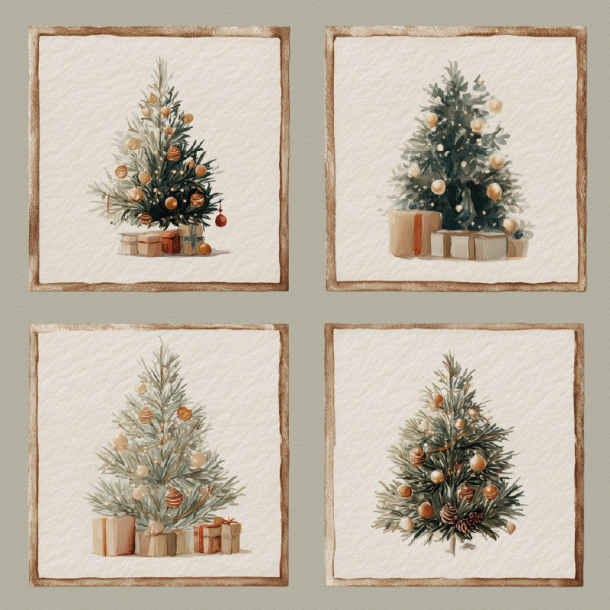 Gavlhusets Design - Blok 6'' - Julemnstre