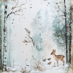 Gavlhusets Design - Blok 6'' - Jul i bl nuancer