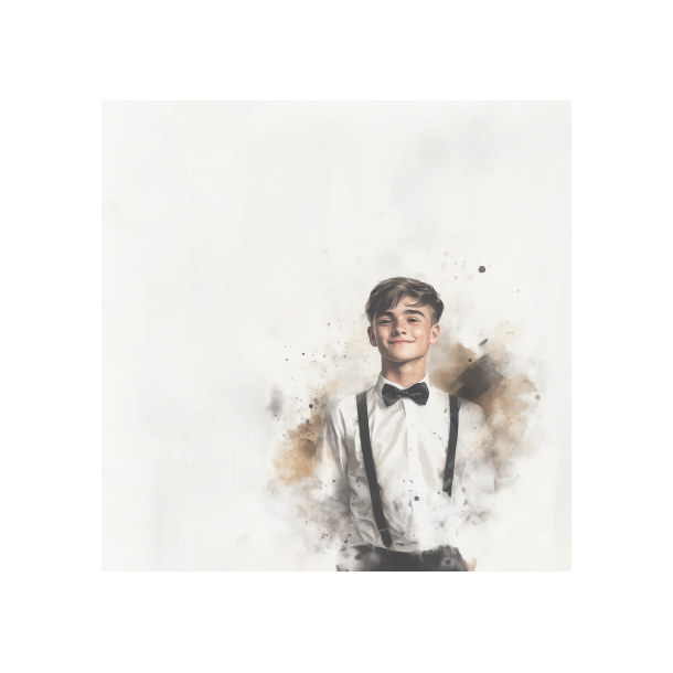 Gavlhusets Design - Blok 6'' - Konfirmation - Drenge