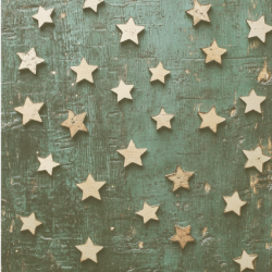 Gavlhusets Design - Blok 6'' - Rustik Tr Grn