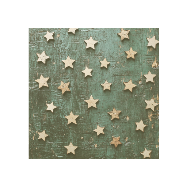 Gavlhusets Design - Blok 6'' - Rustik Tr Grn