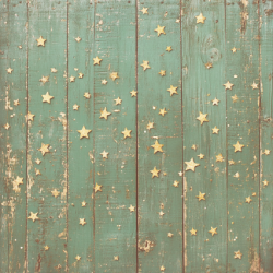 Gavlhusets Design - Blok 6'' - Rustik Tr Grn