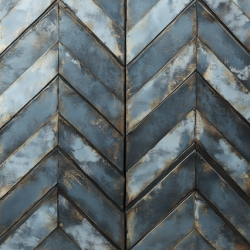 Gavlhusets Design - Blok 6'' - Rustik Metal Bl