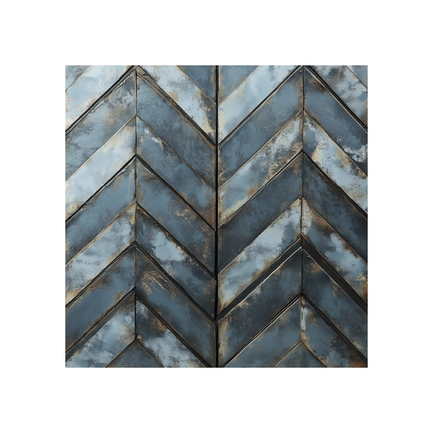 Gavlhusets Design - Blok 6'' - Rustik Metal Bl