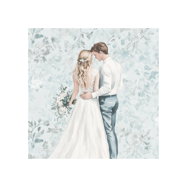 Gavlhusets Design - Blok 6'' - Brudepar