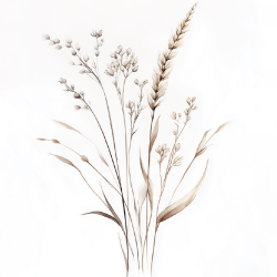 Gavlhusets Design - Blok 6'' - Blomster