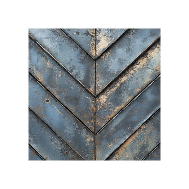 Gavlhusets Design - Blok 6'' - Rustik Metal Bl