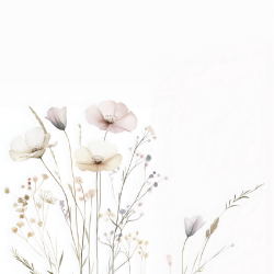 Gavlhusets Design - Blok 6'' - Blomster