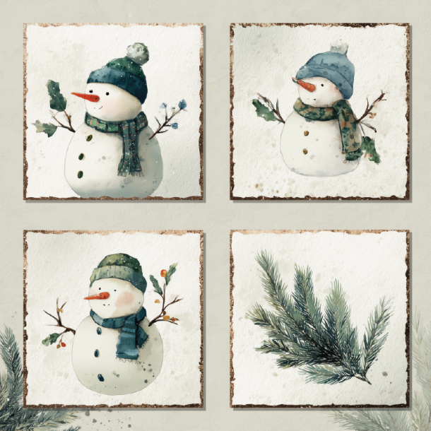 Gavlhusets Design - Blok 6'' - Juleminder