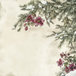 Gavlhusets Design - Blok 6'' - Jul og blomster