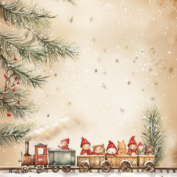 Gavlhusets Design - Blok 6'' - Jule i rde nuancer