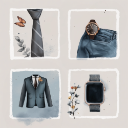 Gavlhusets Design - Blok 6'' - Konfirmation - Drenge