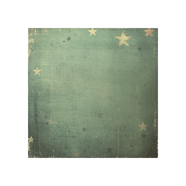 Gavlhusets Design - Blok 6'' - Rustik Tr Grn