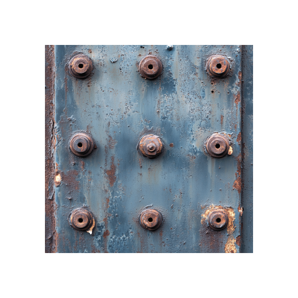 Gavlhusets Design - Blok 6'' - Rustik Metal Bl