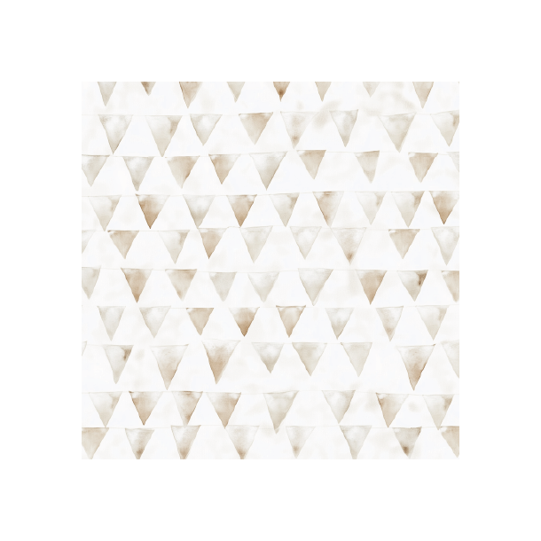 Gavlhusets Design - Blok 6'' - Hvid og sand