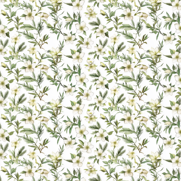 Gavlhusets Design - Blok 6'' - Jul og blomster