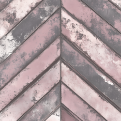 Gavlhusets Design - Blok 6'' - Rustik Metal Rosa