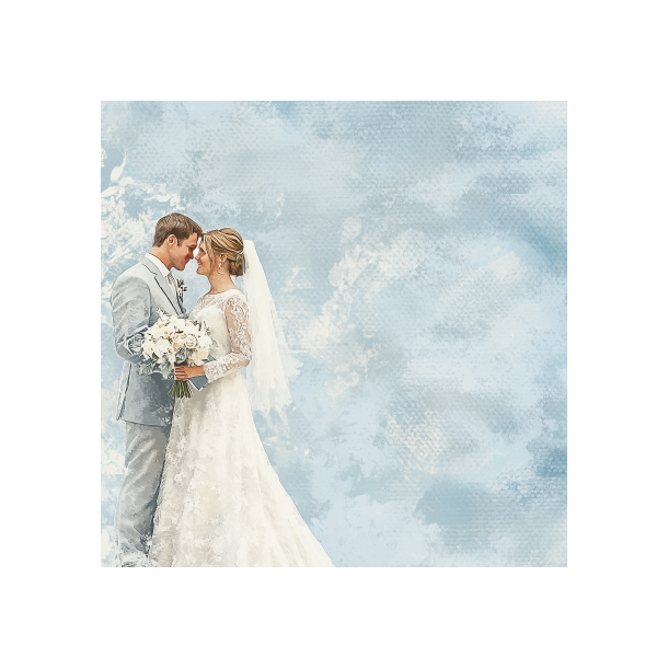 Gavlhusets Design - Blok 6'' - Brudepar