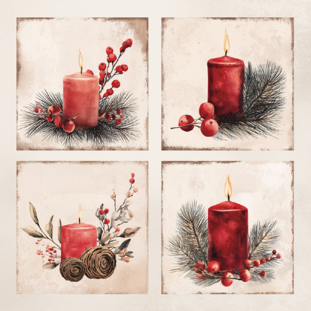 Gavlhusets Design - Blok 6'' - Julemnstre