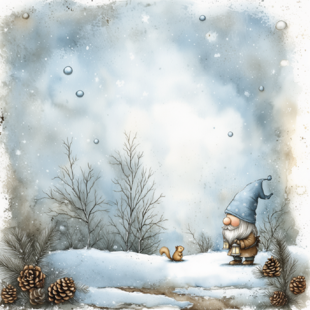 Gavlhusets Design - Blok 6'' - Jul i bl nuancer