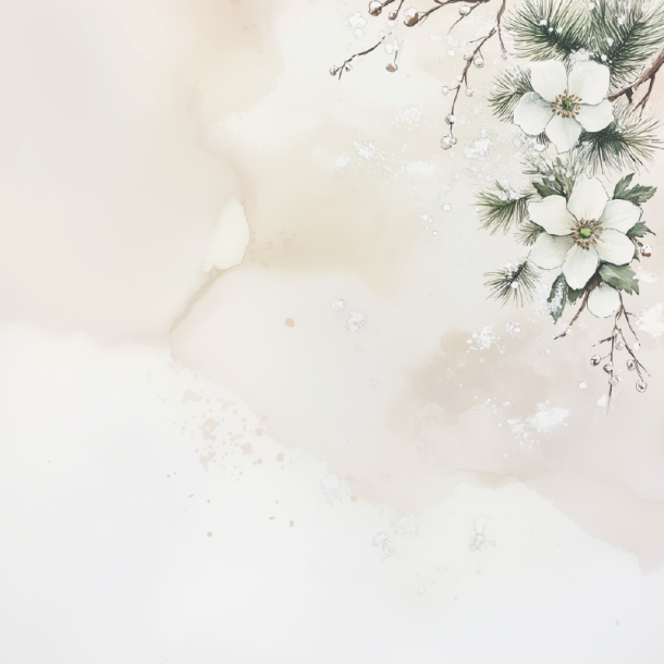 Gavlhusets Design - Blok 6'' - Jul og blomster