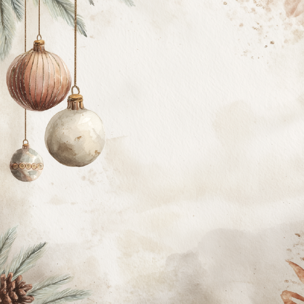 Gavlhusets Design - Blok 6'' - Neutral Jul