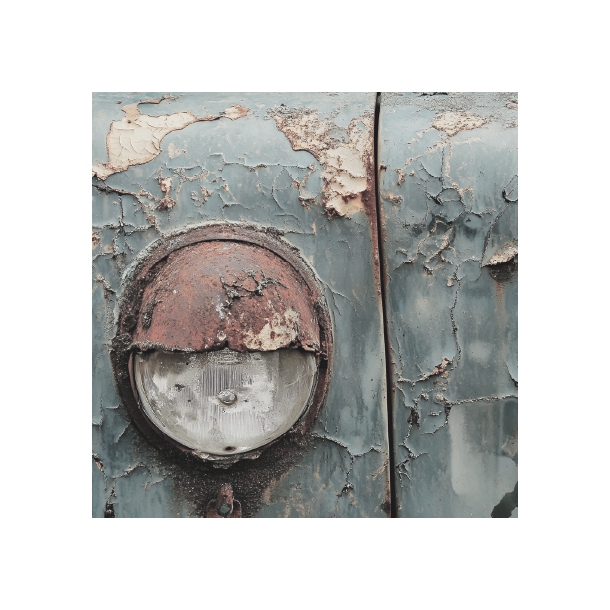 Gavlhusets Design - Blok 6'' - Biler og rust