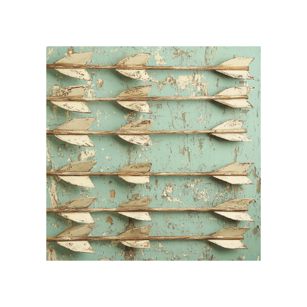 Gavlhusets Design - Blok 6'' - Rustik Tr Grn