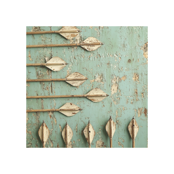 Gavlhusets Design - Blok 6'' - Rustik Tr Grn