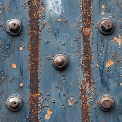 Gavlhusets Design - Blok 6'' - Rustik Metal Bl