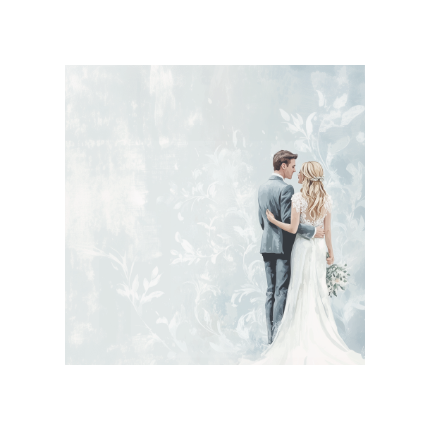 Gavlhusets Design - Blok 6'' - Brudepar