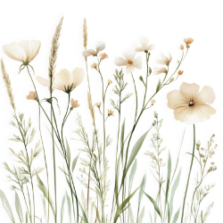 Gavlhusets Design - Blok 6'' - Blomster